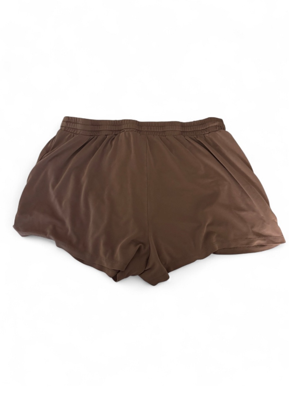 aerie Brown Drawstring Lounge Shorts - Picture 2 of 3